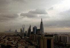 Clouds move over the Riyadh skyline November 17, 2013. Picture taken November 17, 2013. REUTERS/Faisal Al Nasser