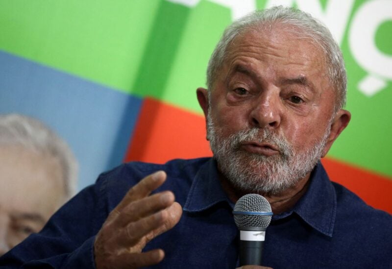 Former Brazil's President and current presidential candidate Luiz Inacio Lula da Silva speaks during a news conference in Sao Paulo, Brazil September 12, 2022. REUTERS/Carla Carniel