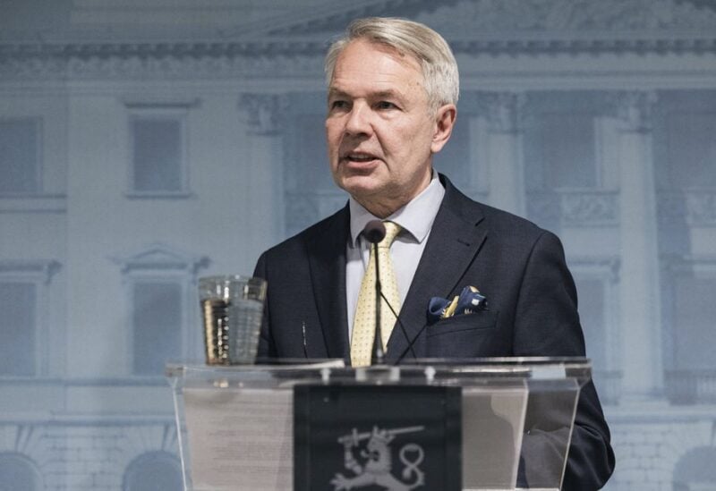 Finnish Foreign Minister Pekka Haavisto speaks during a news conference on the government's resolution regarding the right of Russian citizens to enter Finland as tourists, in Helsinki, Finland September 29, 2022. Roni Rekomaa/Lehtikuva/via REUTERS