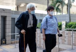 Retired bishop Cardinal Joseph Zen Ze-kiun arrives at the West Kowloon Magistrates' courts for allegedly failing to register the legal and medical fund that helped those embroiled in the 2019 anti-government protests as a society, in Hong Kong, China September 26, 2022. REUTERS/Tyrone Siu