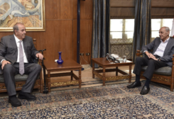 Parliament Speaker Berri meets Allawi, Khazen