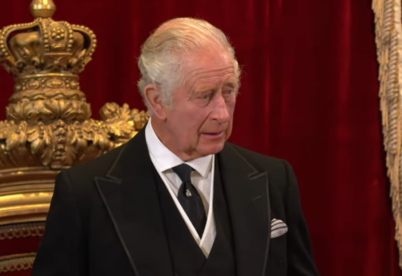 King Charles III makes a personal declaration at the historic ceremony