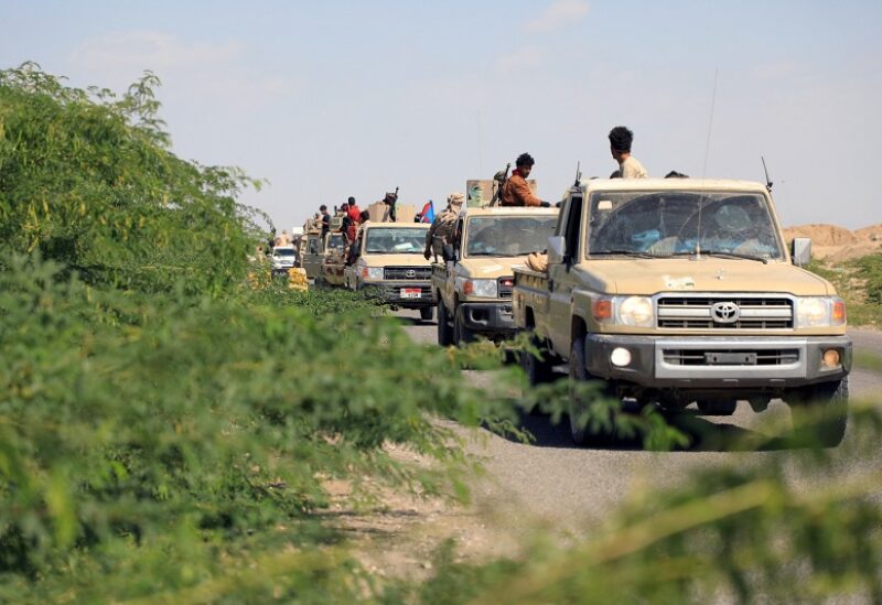 FILE PHOTO: Military personnel of Yemen's separatist Southern Transitional Council are pictured during their redeployment from the southern Yemeni province of Abyan