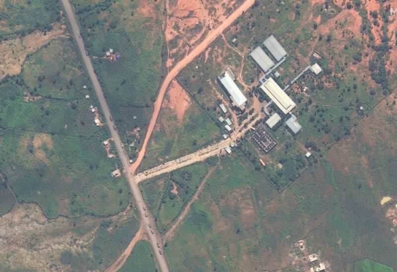 A satellite image shows the mobilization of military forces in the town of Shiraro, Tigray region, Ethiopia, September 26, 2022. Maxar Technologies/Handout via REUTERS.