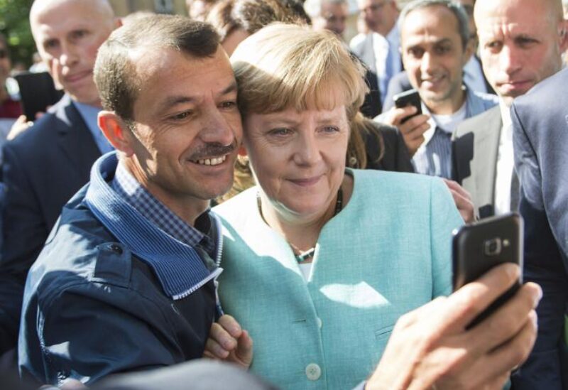 The UN refugee agency says it's giving its highest award to former German Chancellor Angela Merkel for her efforts to bring in more than 1 million refugees, mostly from Syria, into Germany. (AP)