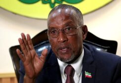 Muse Bihi Abdi of Somaliland speaks during a news conference on October 10, 2018. Picture taken October 10, 2018. REUTERS/Tiksa Negeri/File Photo