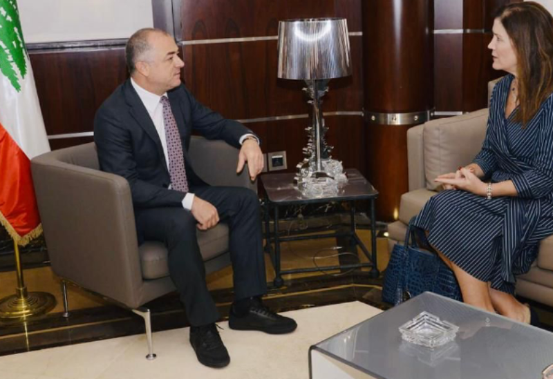 US ambassador meets Bou Saab, pushes for expedited Lebanese response to demarcation draft