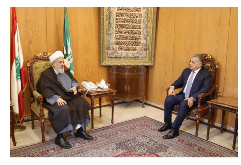 Sheikh al-Khatib discusses situation in Lebanon, region with GS’s Ibrahim