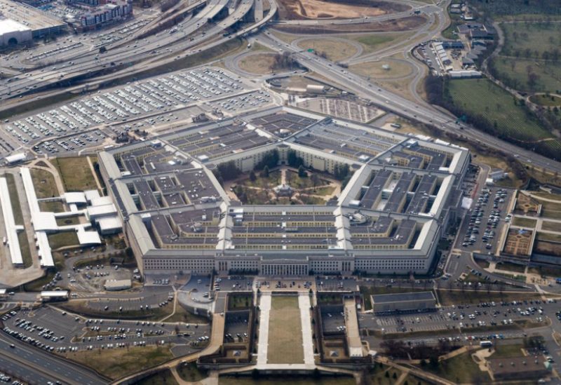 The Pentagon is seen from the air in Washington, U.S., March 3, 2022, more than a week after Russia invaded Ukraine. REUTERS/Joshua Roberts