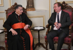 Maronite Patriarch Rahi meets British ambassador