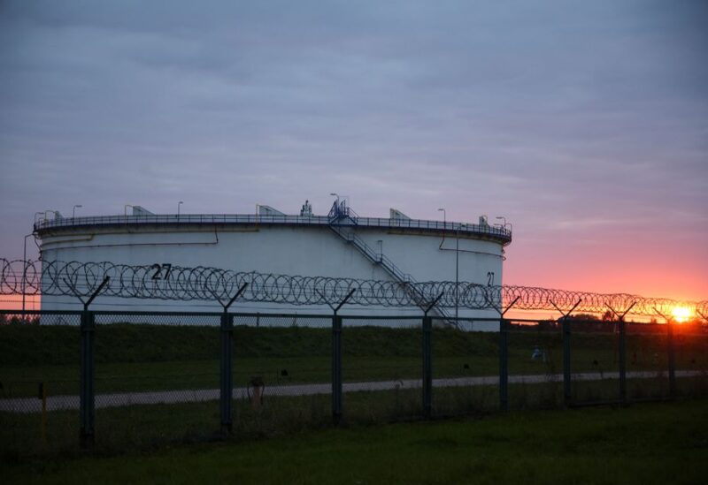 A view of PERN’s oil storage facility, part of the Druzhba pipeline infrastructure, in Miszewko Strzalkowskie near Plock, Poland, October 12, 2022. REUTERS