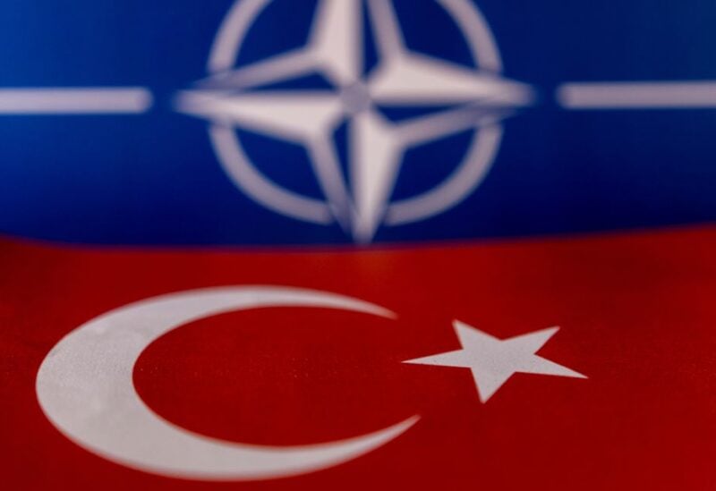 NATO and Turkish flags are seen in this illustration taken May 18, 2022. REUTERS