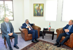 Foreign Affairs' minister Bou habib meets Russian ambassador