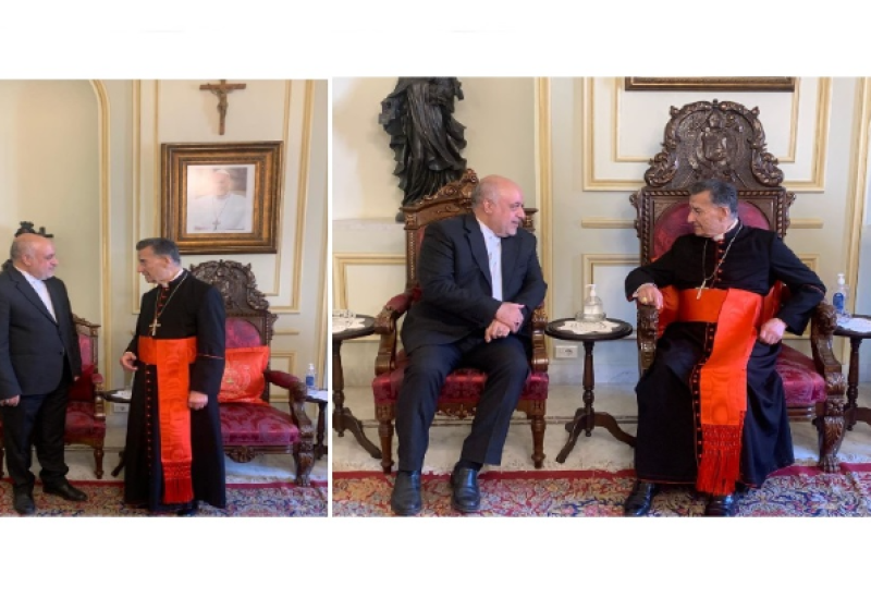 Iranian ambassador visits patriarch Rahi