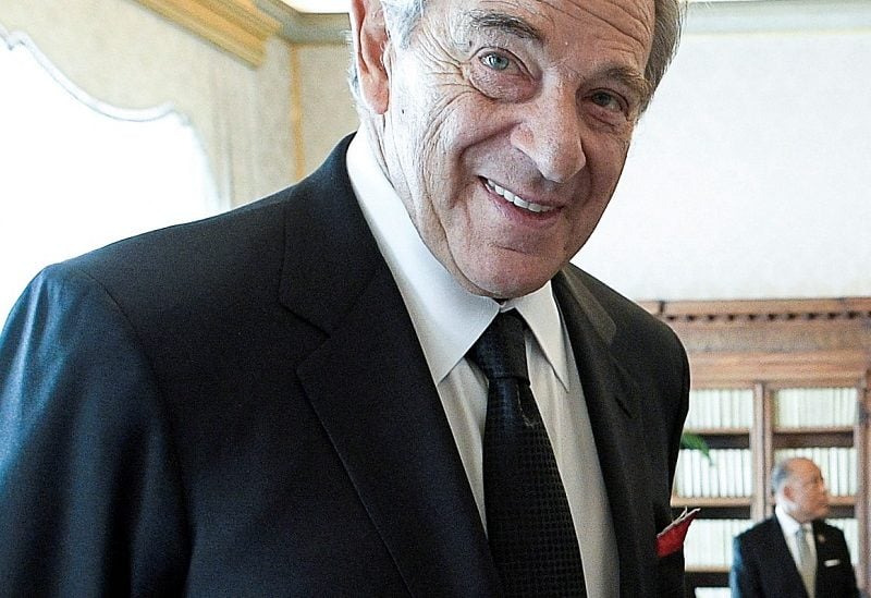 FILE PHOTO: Paul Pelosi, husband of U.S. Speaker of the House Nancy Pelosi, meets Pope Francis with his wife at the Vatican, October 9, 2021. Vatican Media/­Handout via REUTERS ATTENTION EDITORS - THIS IMAGE WAS PROVIDED BY A THIRD PARTY/File Photo