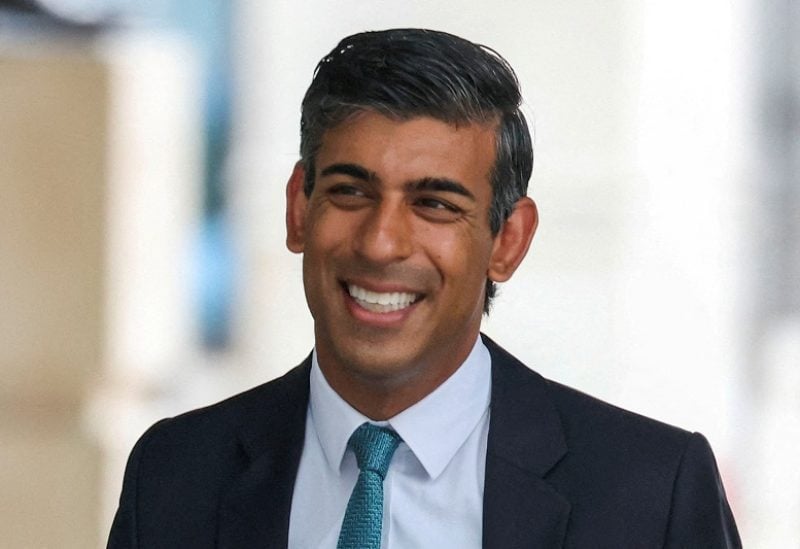 Conservative leadership candidate Rishi Sunak arrives at Broadcasting House ahead of his appearance on BBC's Sunday with Laura Kuenssberg show in London, Britain September 4, 2022. REUTERS/Phil Noble/File Photo