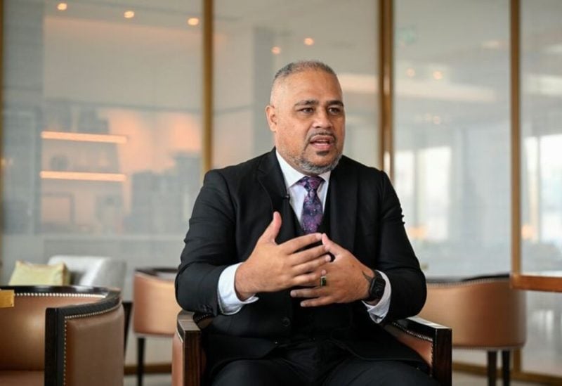 New Zealand's Minister of Defence Peeni Henare speaks during an interview with Reuters on the sidelines of the 19th Shangri-La Dialogue in Singapore June 11, 2022. REUTERS/Caroline Chia