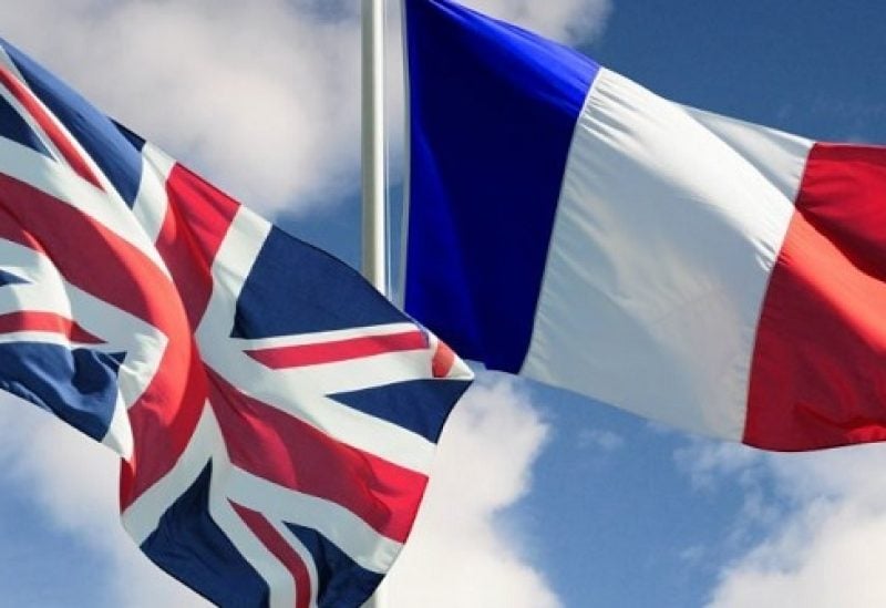 French And British Flags