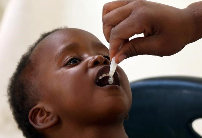 A child receives a cholera vaccination at a clinic in Harare, Zimbabwe, October 4, 2018. REUTERS/Philimon Bulawayo