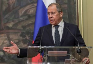 Russian Foreign Minister Sergei Lavrov attends a news conference following talks with his Indian counterpart Subrahmanyam Jaishankar in Moscow, Russia, November 8, 2022. Maxim Shipenkov/Pool via REUTERS