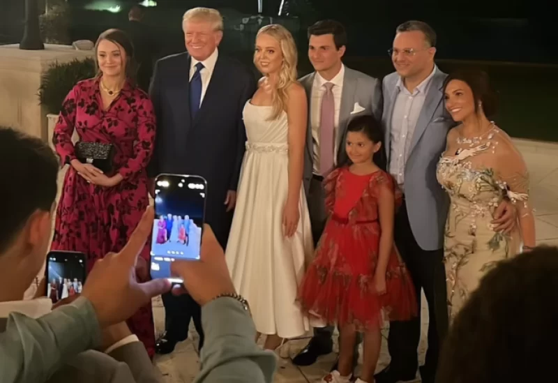 Glimpse of Tiffany Trump, Lebanese-born businessman Michael Boulos’s wedding