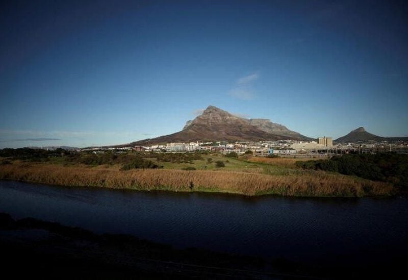 Contested land earmarked for a development which includes a new Africa headquarters for Amazon is seen alongside the Black River in Cape Town, South Africa, June 2, 2021. REUTERS/Mike Hutchings/File Photo