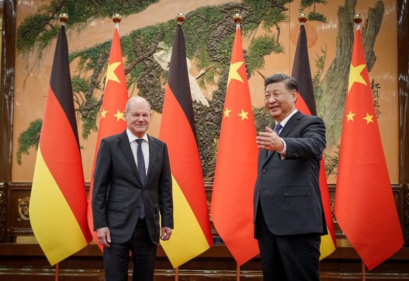 German Chancellor Olaf Scholz meets Chinese President Xi Jinping in Beijing, China November 4, 2022. Kay Nietfeld/Pool via REUTERS