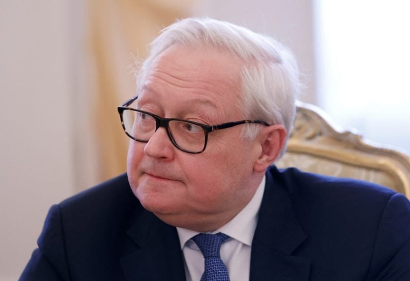 FILE PHOTO: Russian Deputy Foreign Minister Sergei Ryabkov attends a meeting of Foreign Minister Sergei Lavrov with Iranian Foreign Minister Hossein Amir-Abdollahian in Moscow, Russia March 15, 2022. REUTERS/Maxim Shemetov/Pool/File Photo