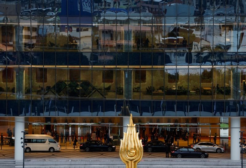 A general view of the Queen Sirikit National Convention Center venue during the Asia-Pacific Economic Cooperation (APEC) summit, at Asoke Junction, in Bangkok, Thailand November 17, 2022. REUTERS/Jorge Silva