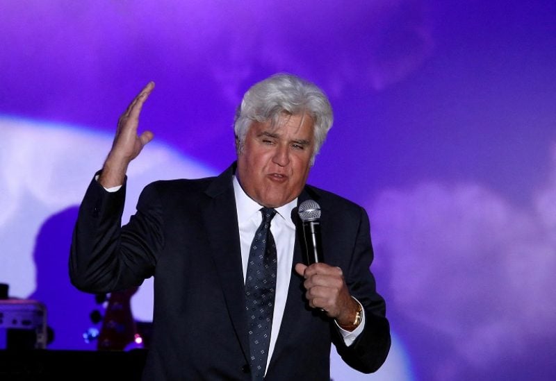 FILE PHOTO: Comedian Jay Leno speaks at the Carousel of Hope Ball in Beverly Hills, California U.S. October 8, 2016. REUTERS/David McNew/File Photo/File Photo