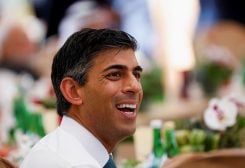 British Prime Minister Rishi Sunak attends a leaders lunch during the G20 leaders' summit in Nusa Dua, Bali, Indonesia, November 15, 2022. REUTERS/Ajeng Dinar Ulfiana/Pool