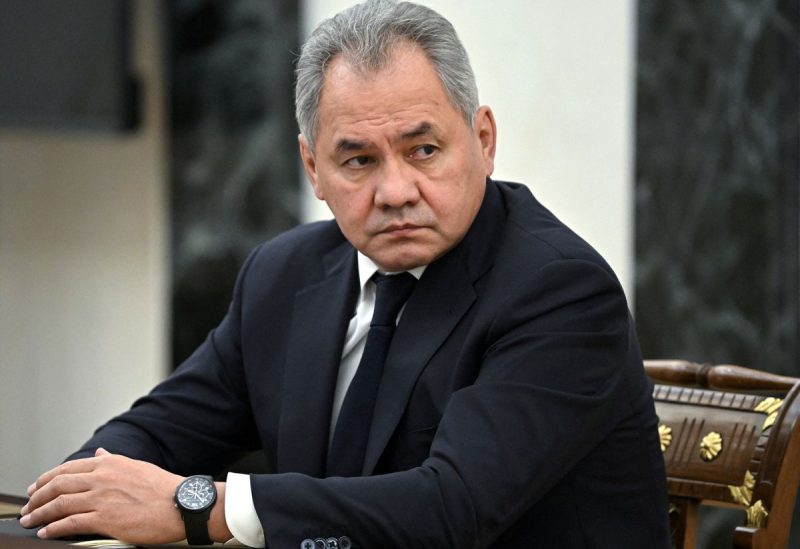 Russian Defence Minister Sergei Shoigu attends a meeting with Russian President Vladimir Putin in Moscow, Russia February 14, 2022. Sputnik/Aleksey Nikolskyi/Kremlin via REUTERS/File Photo