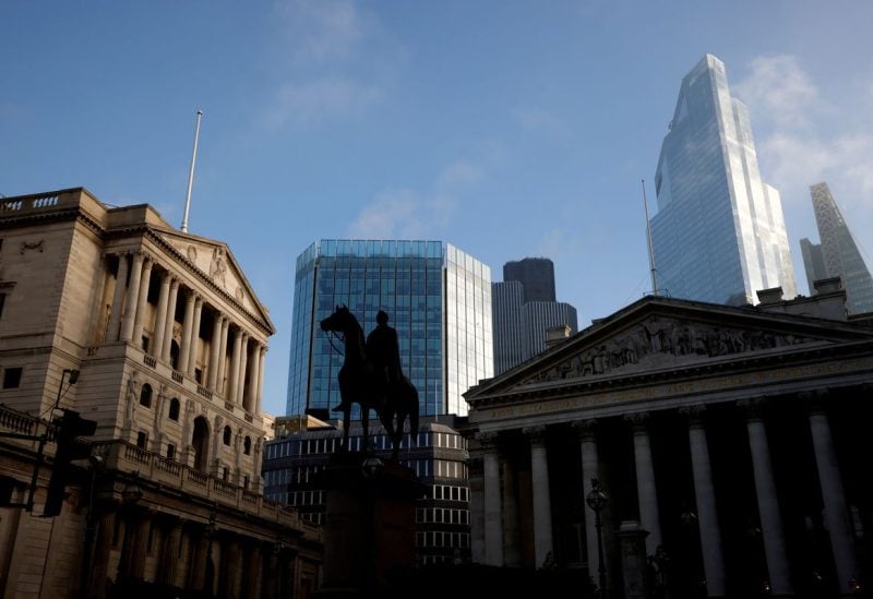 A general view shows The Bank of England and the City of London financial district in London, Britain, November 5, 2020. REUTERS/John Sibley/File Photo