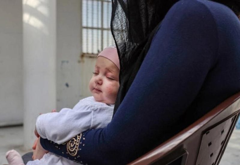 Nour said she and her daughter shared a cell at the Baabda women's prison with another 23 people, including two other babies. AFP
