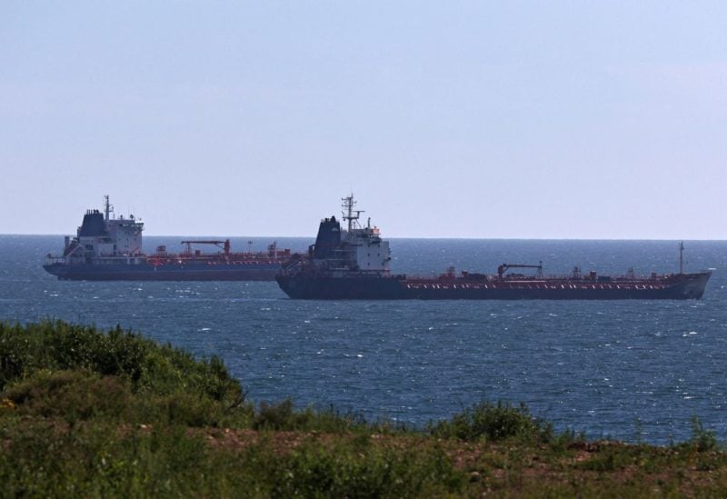 Oil tankers sail along Nakhodka Bay near the port city of Nakhodka, Russia August 12, 2022. REUTERS/Tatiana Meel