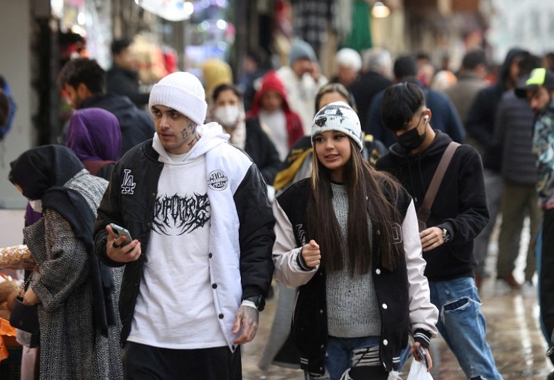 FILE PHOTO: A woman walks after the morality police shut down in a street in Tehran, Iran December 6, 2022. Majid Asgaripour/WANA (West Asia News Agency) via REUTERS ATTENTION EDITORS - THIS IMAGE HAS BEEN SUPPLIED BY A THIRD PARTY./File Photo