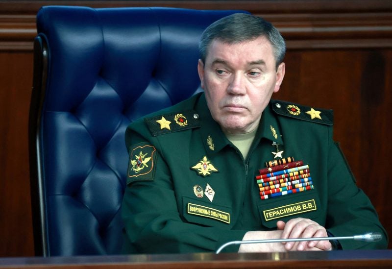 FILE PHOT: Chief of the General Staff of Russian Armed Forces Valery Gerasimov attends an annual meeting of the Defence Ministry Board in Moscow, Russia, December 21, 2022. Sputnik/Sergei Fadeichev/Pool via