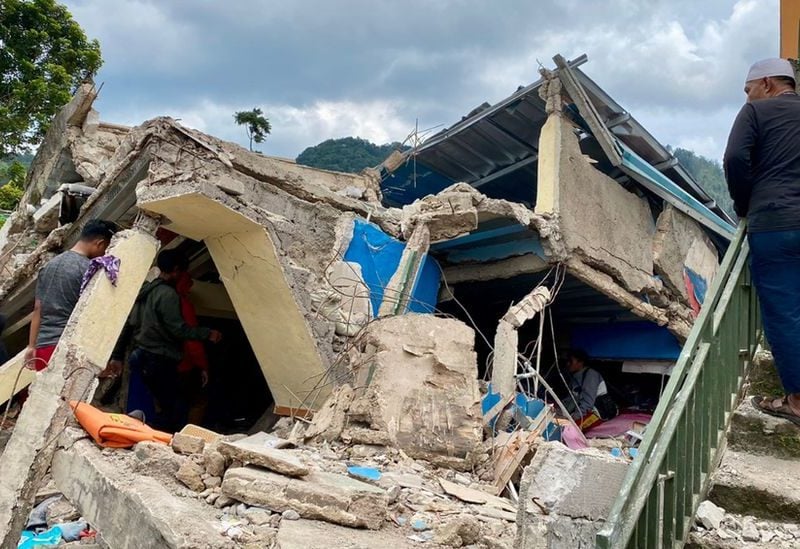 A magnitude 7.7 earthquake struck Tanimbar region in Indonesia - Photo by BBC