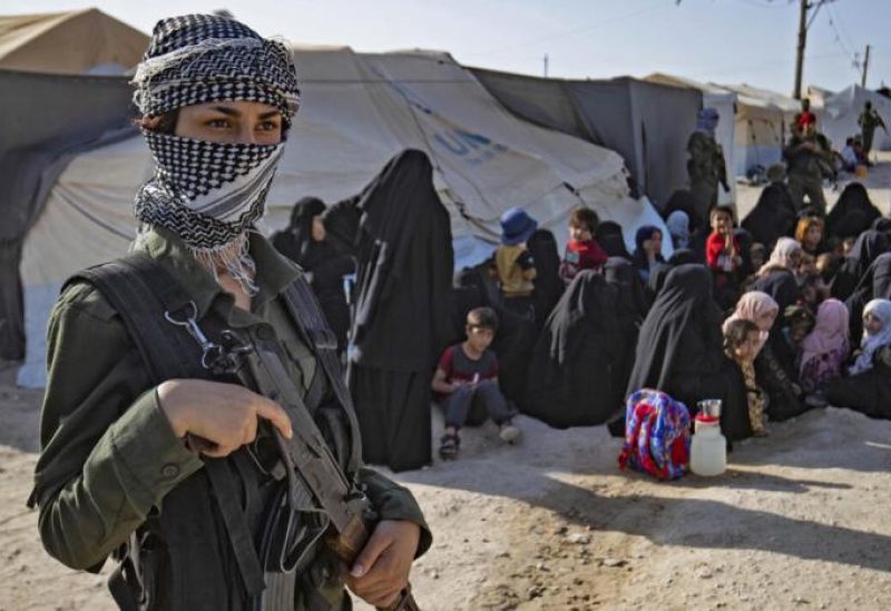The Kurdish-run al-Hol camp in Syria holds thousands of foreign women and children with ties to the ISIS group who are not being repatriated by their home countries. Delil SOULEIMAN / AFP