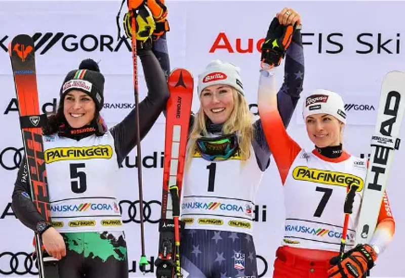 Mikaela Shiffrin equals Lindsey Vonn's women's World Cup wins record