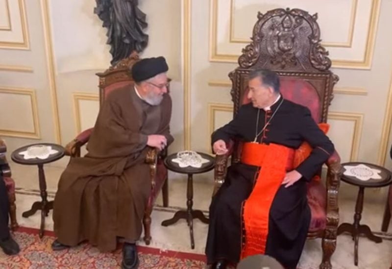 Mr. Ibrahim Al-Sayed and Patriarch Al-Rahi