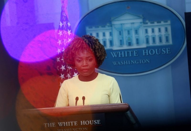 U.S. White House Press Secretary Karine Jean-Pierre holds a press briefing at the White House in Washington, U.S., December 19, 2022. REUTERS/Leah Millis