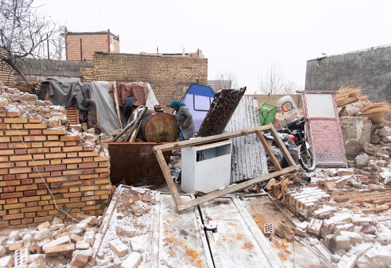 A general view shows destruction in the wake of an earthquake in Khoy county in West Azerbaijan, Iran, January 29, 2023. Soheil Faraji/ISNA/WANA (West Asia News Agency) via REUTERS ATTENTION EDITORS - THIS PICTURE WAS PROVIDED BY A THIRD PARTY.