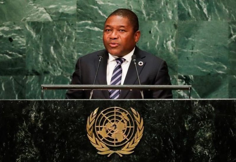 Mozambique President Filipe Jacinto Nyusi addresses the United Nations General Assembly in the Manhattan borough of New York, U.S. September 21, 2016. REUTERS/Eduardo Munoz
