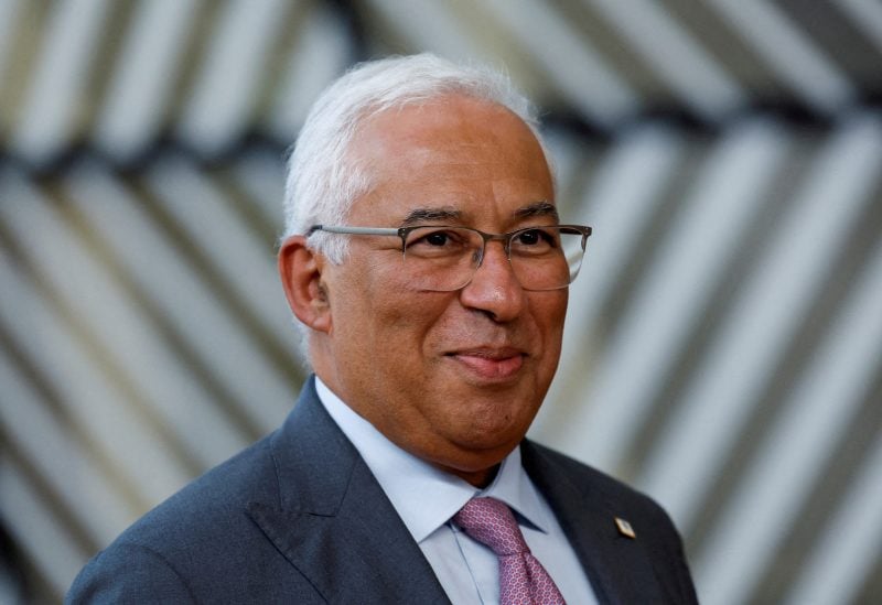 Portugal's Prime Minister Antonio Costa speaks as he attends the European Union leaders' summit in Brussels, Belgium October 20, 2022. REUTERS/Piroschka van de Wouw//File Photo