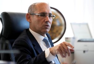 Bank of Israel Governor Amir Yaron gestures while he speaks during his interview with Reuters in Jerusalem June 16, 2020. Picture taken June 16, 2020. REUTERS/Ronen Zvulun/File Photo/File Photo