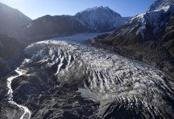 The Chiatibo glacier in the Hindu Kush mountain range is seen in Pakistan, October 16, 2019. Neil Hall/Pool via REUTERS