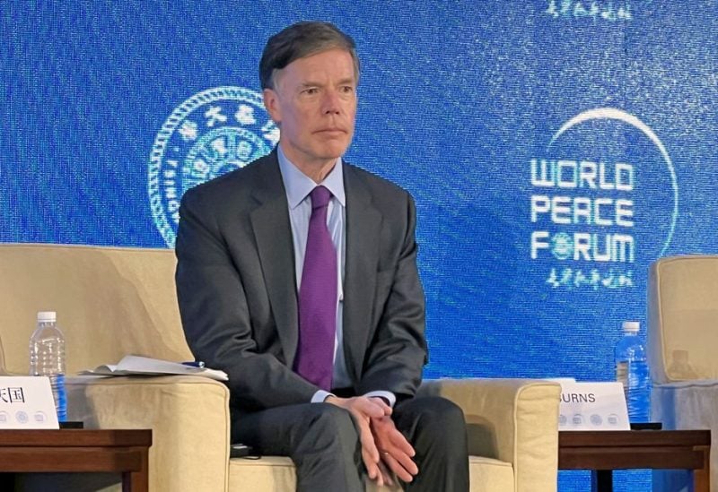 U.S. Ambassador to China Nicholas Burns attends the World Peace Forum at Tsinghua University in Beijing, China July 4, 2022. REUTERS
