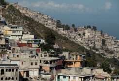 Houses pack a hillside in the Jalousie district of Port-au-Prince, Haiti, February 3, 2023. REUTERS
