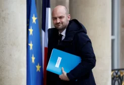 French Junior Minister for Digital Transition and Telecommunications Jean-Noel Barrot arrives to attend the second plenary session of the Conseil National de la Refondation (CNR - National Council for Refoundation) at the Elysee Palace in Paris, France, December 12, 2022. REUTERS